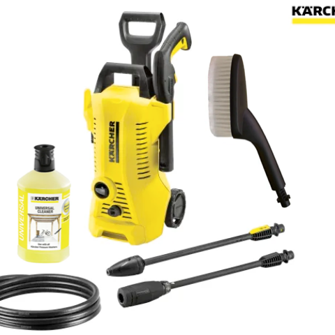Kärcher k2 110bar 240v pressure washer Kit with brush + cleaner 1.673-602.0