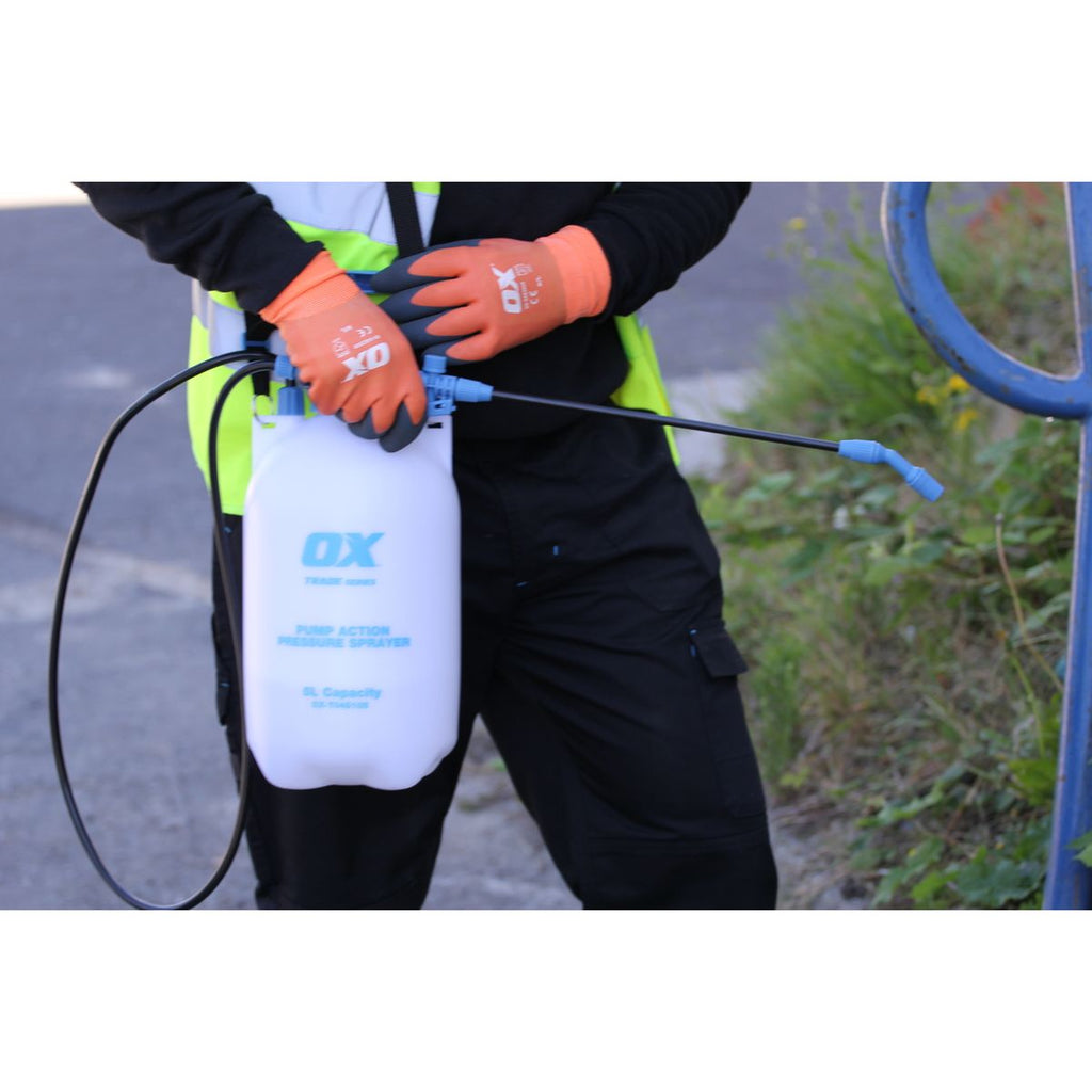 Pump Action Pressure Sprayer - 5 Litre OX-T045105