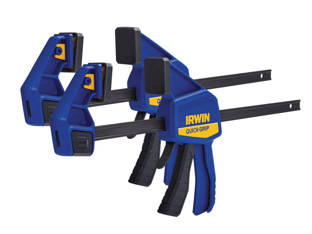 IRWIN Quick-Change™ Medium-Duty Bar Clamp 300mm (12in) (Twin Pack) XMS22CLAMPTP