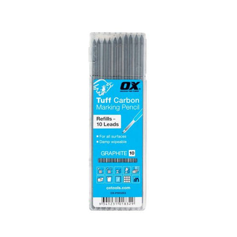 OX Tuff Carbon 2.8mm graphite lead replacements for strong, clear marking on wet or dry surfaces.